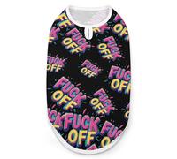 Fck Off Dogs Shirts Lightweight T-Shirts Sleeveless Pet Vest Soft Puppy Clothes