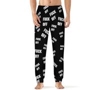 Fck Off Men's Pajama Pants Lightweight Pjs Bottoms Lounge Pants Sleepwear Soft
