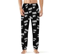 Fck Off Men's Pajama Pants Lightweight Pjs Bottoms Lounge Pants Sleepwear Soft