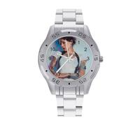 FCK The Love Watches Men Silver Quartz Dress Wrist Watch