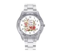 FCK You Bitch Men's Business Watch Fashion Stainless Steel Wristwatches Custom Watches for Women