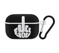 Fck You Case Cover Compatible with AirPods Pro 2nd 1st Generation Hard Skin Protection