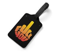 FCK You Middle Finger Travel Luggage Tags for Suitcases Baggage Bag Label