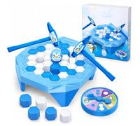 FCLEIH Dont Break The Ice Game, Trap Break Ice Game Interactive Game Ice Block Breaking Game for Party, Family Gathering, Gifts, Tabletop Games (Penguin)