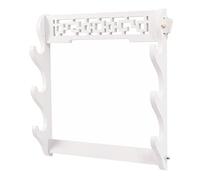 Fclieng Sword Holder Wall Mount Display Stand Samurai Sword Rack Katana Wakizashi Tanto Rapier Light Saber Weapon Hanger (3 Tier)
