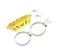 FCLSVOQZ Motorcycle Universal Modification Front Fork Dust Damper Shocks Absorber Spring Cover Dust Safety Aluminium Protection Parts(Gold)