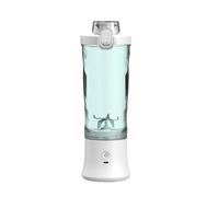 FCLSVOQZ Portable Blender Electric Juicer 600ML Fruit Mixers 4000mAh USB Rechargeable Smoothie Mini Blender Multifunction Juice Maker(WHITE)