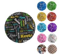 FCLYDER Custom Basketball - Personalized Basketball with Name or Photo - Senior Night Gift, Birthday Present, Coach Appreciation, Graduation Souvenir (Black)