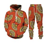FCMWLKEJI African Style 3D Print Tracksuit Set Man Woman Hoodie + Pants 2pcs Sets Dashiki Ethnic Casual Fashion Couple Pullover Sweatshirt