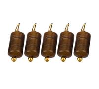 Fcnjsao 5pcs Sturdy Stainless Steel with Natural Stone Designs Portable Accessory for Parties Dates Supplies and Everyday Wear