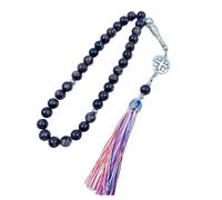 Fcnjsao Adjustable Rosary Beads Wristband Glass Texture Beads Wristlet Prayer Accessories Present For Fashion Lover