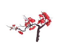 Fcnjsao Chinese Artificial Plum Blossom Bonsai Silk Flowers For 2023 New Year Home Hotel Office Wedding Party Table Garden Decor