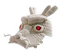 Fcnjsao Crocheted Hat For Kids Eye-catching Bucket Cap Ancient Creature Picture Props Ancient Chinese Creature Loong Crocheted For Kids