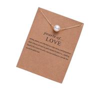 Fcnjsao Handmade Natural Pearls Necklace Luxurious Pearls Necklace Jewelry With Animal Pendant A Thoughtful Option