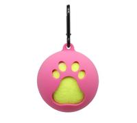 Fcnjsao Lightweight Dog Tennis Ball Holder with Hands-Free Pet Lead Attachment, Portable Tennis Ball Clip for Small to Medium Dogs, Adult Dogs