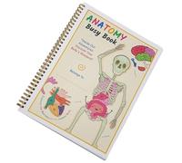 Fcnjsao Montessoris Human Anatomy Busy Book Engaging Sensory Learning For Kids Discovering Body Systems And Organs Daily Use Anatomy Learning Set