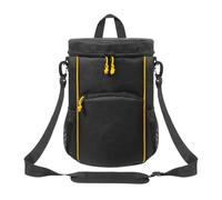 Fcnjsao Portable Tennis Balls Storage Bag with Shoulder Strap Large Capacity Tennis Carry Backpack Multipocket Baseball Bag for Baseball Pickleballs Training