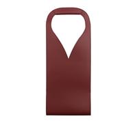 Fcnjsao Portable Wine Bag PU Leather Wine Holder Soft Lining Pouches for Bottle Protections Single Bottle Champagne for Event