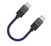Fcnjsao Short 240W Double USB C Charging Cable Powerful 3.1 Quick Charging Data Line For Multiple Devices
