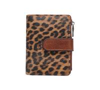 Fcnjsao Short Blocking Wallet Compact Size For Travel Multiple Compartments Practical PU Leather Coin Purse Women’s Accessory Stylish Blocking Trifold Cash Organizer