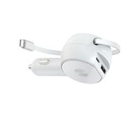 Fcnjsao USB C Car Charging Adapter 60W Retractable Adapter Fast Quick Power For Smartphones Tablet Accessories USB C Charger