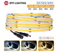 FCOB LED Strip Light 336 480 528 LED High Density Flexible FOB COB Led Light RA9