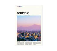 FCOJE Introduction to Asian International Cities, Armenia Tourism (2) Poster Bedroom Canvas Decor Sports Landscape Office Room Decor Gift Unframe 16x24inch