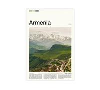 FCOJE Introduction to Asian International Cities, Armenia Tourism Canvas Art Poster And Wall Art Picture Print Modern Family Bedroom Decor Unframe 24x36inch