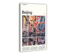 FCOJE Introduction to Asian International Cities, China, Beijing Travel (2) Canvas Art Poster And Wall Art Picture Print Modern Family Bedroom Decor Frame 2