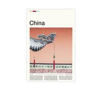 FCOJE Introduction to Asian International Cities, China Tourism (2) Canvas Art Poster And Wall Art Picture Print Modern Family Bedroom Decor Unframe 24x36in