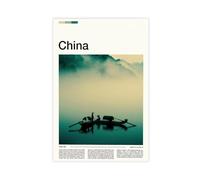 FCOJE Introduction to Asian International Cities, China Tourism (4) Poster Print for Teen Boys Room Canvas Wall Art Canvas Painting Print Unframe 24x36inch