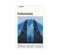 FCOJE Introduction to Asian International Cities, Indonesia Tourism (4) Canvas Posters Wall Art Bedroom Office Room Decor Gift Unframe 24x36inch