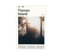 FCOJE Introduction to Asian International Cities, Malaysia, Tioman Island Travel Canvas Art Poster And Wall Art Picture Print Modern Family Bedroom Decor Un