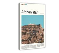 FCOJE Introduction to Cities in The Middle East, Afghanistan Tourism Canvas Art Poster And Wall Art Picture Print Modern Family Bedroom Decor Frame 24x36inc