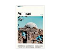 FCOJE Introduction to Cities in The Middle East, Amman Tourism (3) Canvas Art Poster And Wall Art Picture Print Modern Family Bedroom Decor Unframe 16x24inc