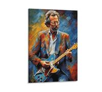 FCOJE Rock Guitarist Eric_Clapton (1) Canvas Poster Wall Art Decor Print Picture Paintings for Living Room Bedroom Decoration 12x18inch(30x45cm)