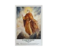 FCOJE St. Elias The Prophet,religious_beliefs Poster Bedroom Canvas Decor Sports Landscape Office Room Decor Gift Unframe 20x30inch