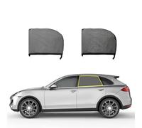 FCOLTIFQ Car Side Window Shade For Skoda Superb 3 Mk3 2015-2021, Mesh Sunshade Side Windows Blinds Mesh Covers Front Rear UV Privacy Protection Breathable Car Accessories, B/Rear-Window