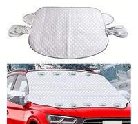 FCOLTIFQ Car Windscreen Cover Frost For Fiat Doblo 2010-2024, Sun Shade Ice Protection Foils Snow Windscreen Sunshade Windshield Covers Sun UV Dust Winter Accessories,A/148 * 116