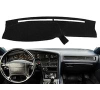 Fcovergurus Dash Cover Mat Custom Fit for Toyota Supra 1986-1991,Dashboard Cover Pad Carpet Protector F123 (Black)