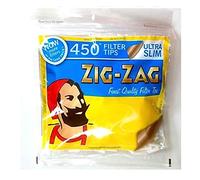 FCP 121 2250x Ultra Slim Zig Zag Filter Tips 5 Packs of 450 Ultra Slim Zig Zag Filter Tips (2250 Total)