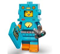 FCP LEGO Series 23 Cardboard Robot Minifigure 71034 (Bagged), Yellow,green