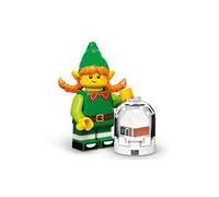FCP LEGO Series 23 Christmas Elf Minifigure 71034 (Bagged), Green,yellow