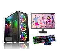 FCS Gaming PC Computer Bundle Intel Quad Core i5 16GB 1TB Win 10 2GB GT730