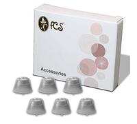 FCS Pack of 6 Click Sleeve for Siemens Signia Lotus Prompt Click- CIC (Vented-Large).