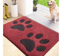 FCSDETAIL Dirt Trapper Indoor Door Mat 60 x 90 cm, Machine Washable Entrance Rug, Super Absorbent Dog Doormat, Non-slip Inside Floor Mat for Front Doors, Back Doors, Entryway, Muddy Shoes & Paws