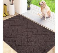 FCSDETAIL Dirt Trapper Indoor Door Mat 80 x 120 cm, Machine Washable Entrance Rug, Super Absorbent Dog Doormat, Non-slip Inside Floor Mat for Entryway, Muddy Shoes & Paws