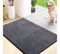 FCSDETAIL Dirty Trap Door mat 50 x 80 cm, Non Slip Machine Washable Entrance Rug, Inside Floor Mat for Dog,Door and Hallway