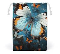 FCTVSKLN Storage Bags Butterfly Printed Makeup Bag Reusable Bags Toy Bag Toiletry Organizer Multipurpose Bags, style, 12*18cm, Modern