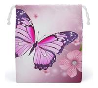 FCTVSKLN Storage Bags Makeup Bag Reusable Bags Toy Butterfly Printed Bag Toiletry Organizer Multipurpose Bags Suitable Cosmetics Headphones Jewelry, style, 20*25cm, Modern
